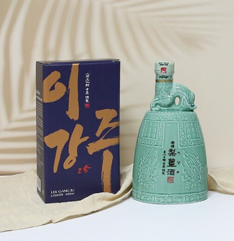 Lee Gang Ju] Traditional Korean Pear Liquor 400ml (25% Alc) 이강주
