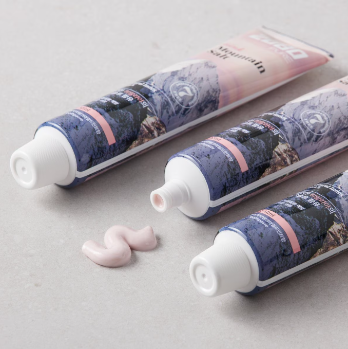 [Aekyung] 2080 Pure Pink Mountain Salt Toothpaste 120gx4  애경 2080 퓨어 마운틴 크리스탈화이트 솔트 치약 (프레시 민트 / 마일드 민트)