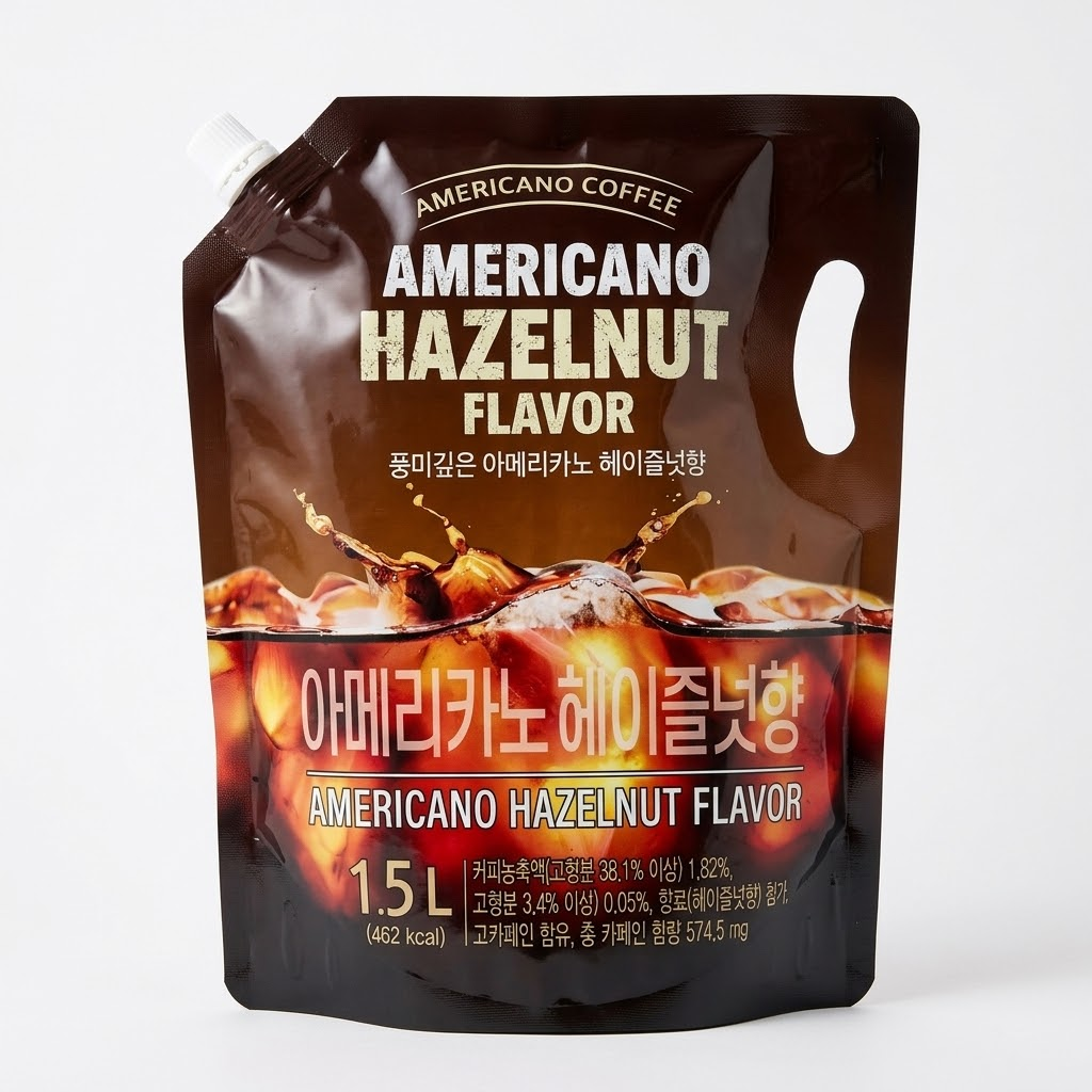 GS25 Americano Coffee 1.5L (Hazelnut Flavor · Sweet) 아메스위트 / 헤이즐넛향