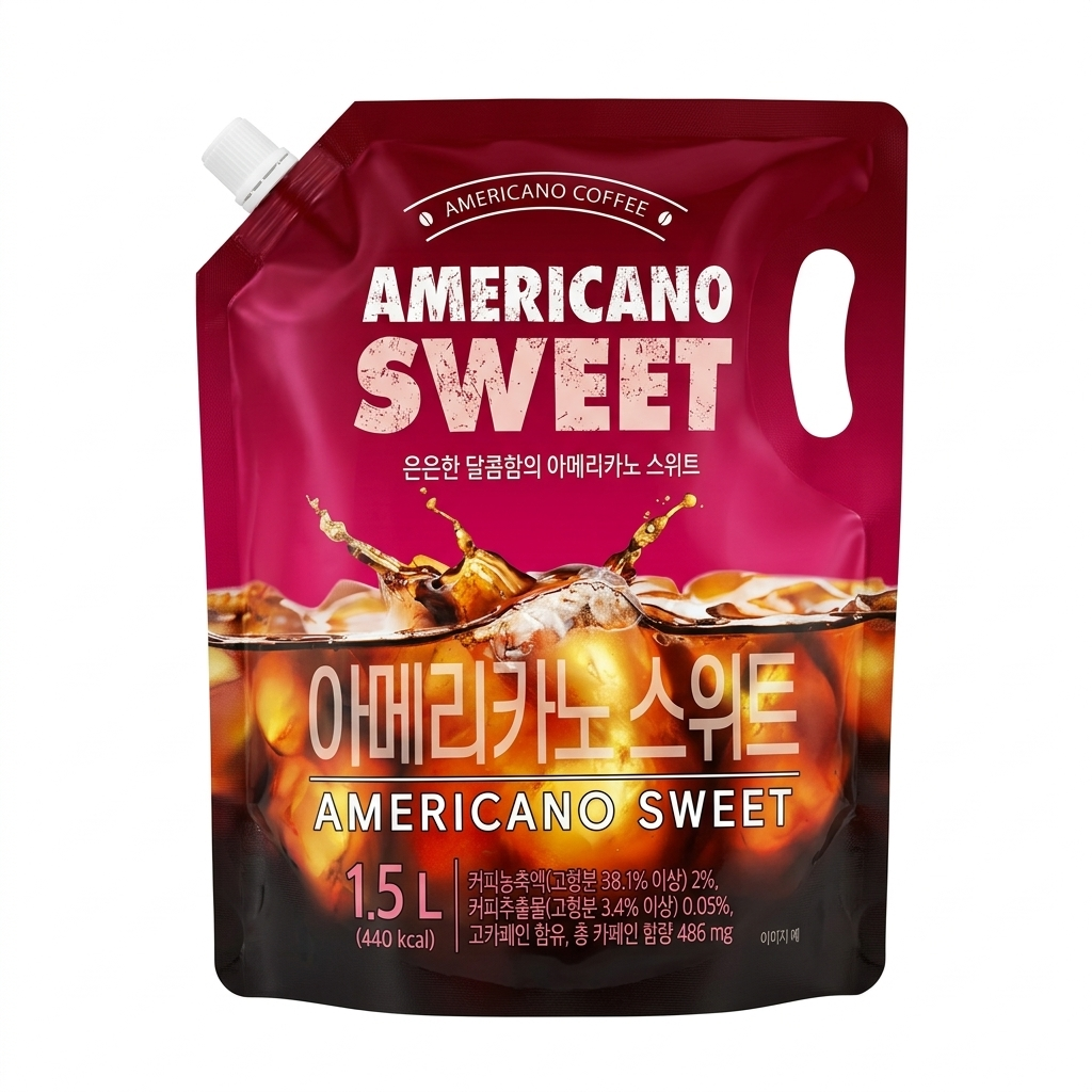 GS25 Americano Coffee 1.5L (Hazelnut Flavor · Sweet) 아메스위트 / 헤이즐넛향