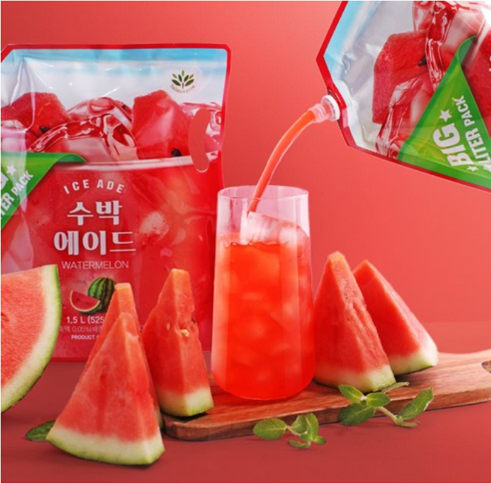 [GS25 YOUUS] BG Ice Ade Watermelon1.5L BG 수박에이드