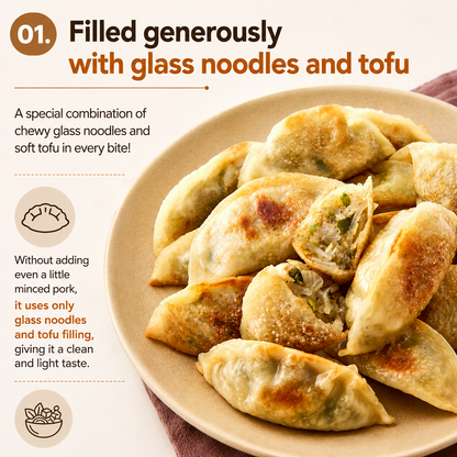 [Banhalmanddeok] Glass Noodles Dumplings 420g 반할만떡 당면만두
