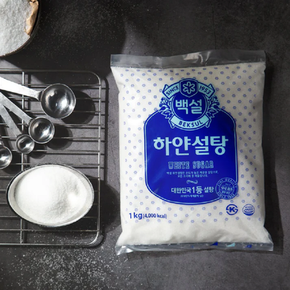 [CJ Beksul] White Sugar 1kg Halal 백설 하얀설탕