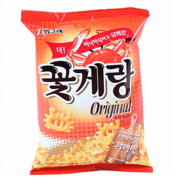 [Binggrae] Crab Chips Original 70g   빙그레 꽃게랑