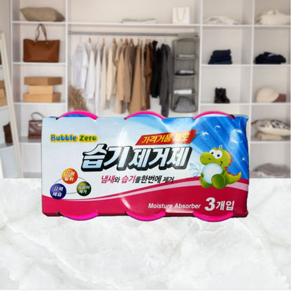 [Bubble Zero] Moisture Absorber 3P 240g 버블 제로 습기 제거제 3P