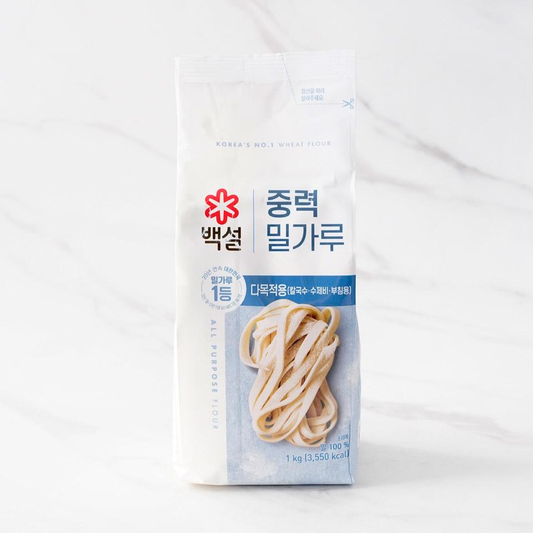 [CJ Beksul] Wheat Flour 1kg Halal 백설 중력 밀가루