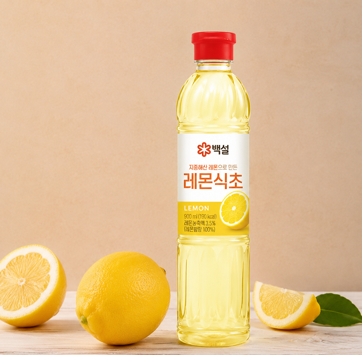 [CJ Beksul] Lemon Vinegar Drink 900ml 백설 레몬식초
