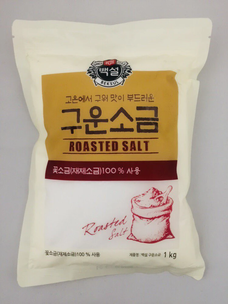 [CJ Beksul Roasted Salt / Flavored Salt  1kg 백설 구운소금 맛 소금