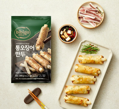 [CJ Bibigo] Frozen Whole Squid Mandu 200g  비비고 통오징어만두