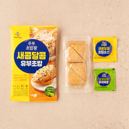 [CJ Seafood] DIY Korean Inari Sushi Kit 160g   CJ  주부 초밥왕 새콤달콤 유부초밥