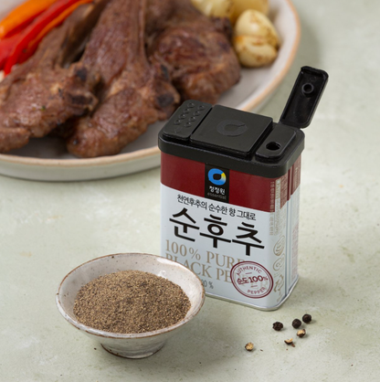 [CJW] 100% Pure Black Pepper Powder 100g 청정원 순후추