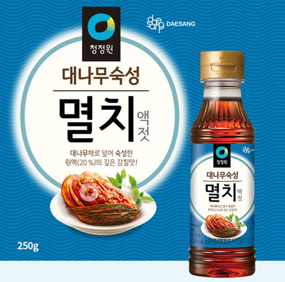 [CJW] Bamboo-Aged Anchovy Fish Sauce 250g  청정원 대나무숙성 멸치액젓