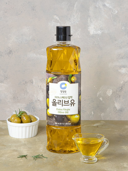 [CJW] Seasoned Seaweed Snack with  Olive Oil 500ml  청정원 올리브유재래김 4.5g x9