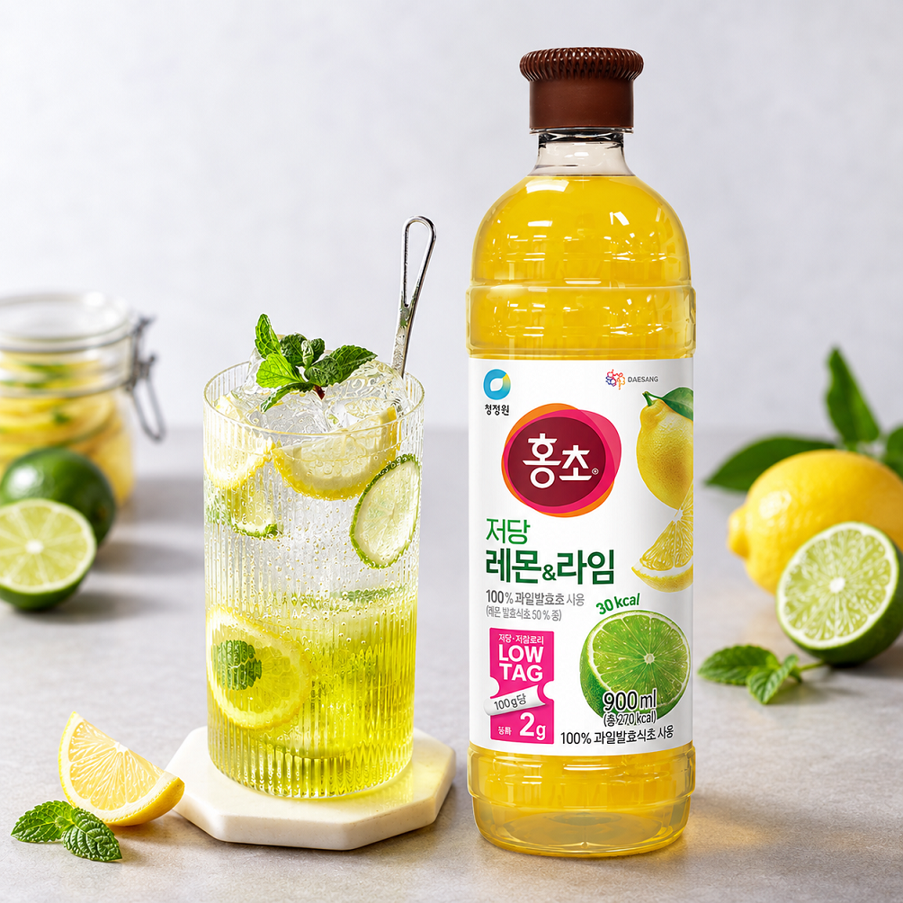 [CJW] Hongcho LOW TAG Fruit Vinegar 900ml 청정원 홍초 저당