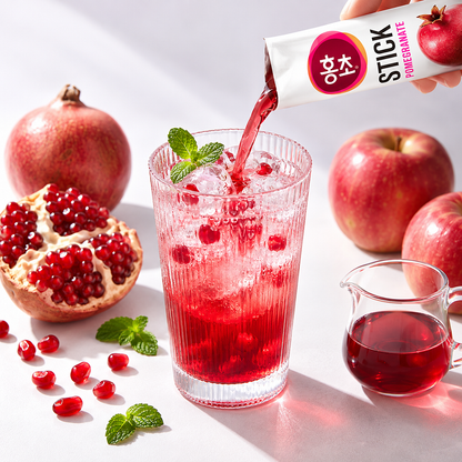 [CJW] Hongcho LOW TAG Fruit Vinegar Stick 40ml×10T 청정원 홍초 저당 스틱