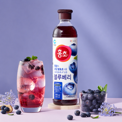 [CJW] Hongcho Fruit Vinegar Drink 900ml  Halal 청정원 홍초 과일발효식초