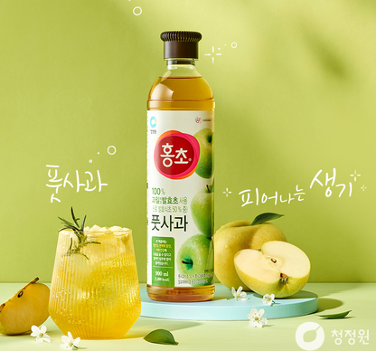 [CJW] Hongcho Fruit Vinegar Drink 900ml  Halal 청정원 홍초 과일발효식초