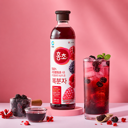 [CJW] Hongcho Fruit Vinegar Drink 900ml  Halal 청정원 홍초 과일발효식초