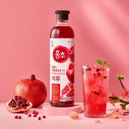 [CJW] Hongcho Fruit Vinegar Drink 900ml  Halal 청정원 홍초 과일발효식초