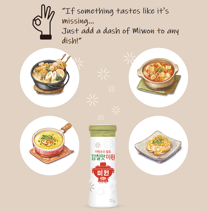 [CJW] Monosodium Glutamate 72g 청정원 감칫말 미원