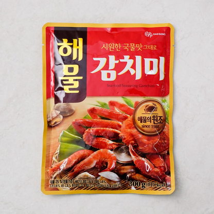 [CJW] Instant Soup Stock Seafood Flavor Gamchimi  300g  청정원 해물 감치미