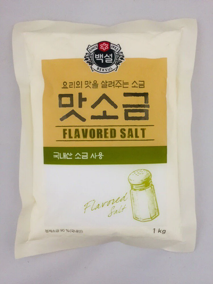 [CJ Beksul Roasted Salt / Flavored Salt  1kg 백설 구운소금 맛 소금