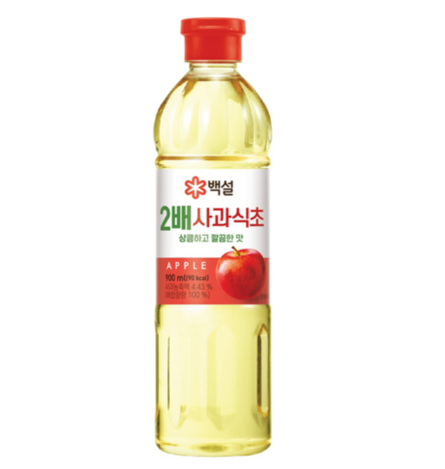 [CJ Beksul] Premium Apple Double Vinegar 900ml  CJ 백설 2배 사과식초