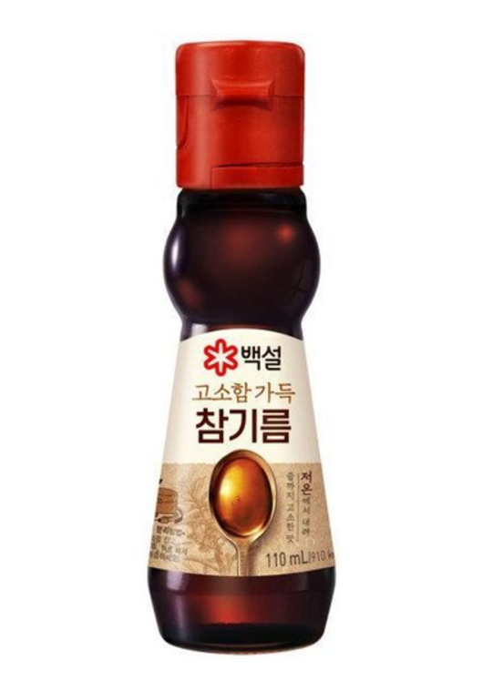 [CJ Beksul] Premium Sesame Oil 110ml/500ml  Halal 백설 고소함가득참기름