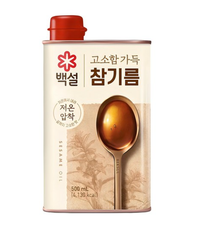 [CJ Beksul] Premium Sesame Oil 110ml/500ml  Halal 백설 고소함가득참기름