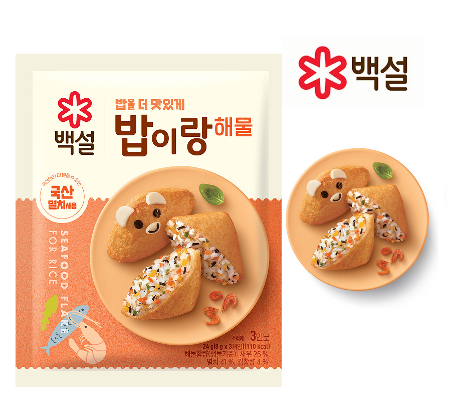[CJ Beksul] Rice Seasoning Flake Mix 27g (4 Types) 밥이랑 시리즈 – 4종