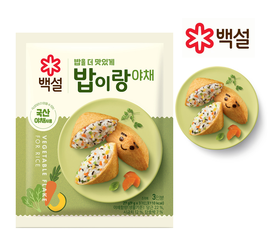 [CJ Beksul] Rice Seasoning Flake Mix 27g (4 Types) 밥이랑 시리즈 – 4종