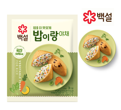 [CJ Beksul] Rice Seasoning Flake Mix 27g (4 Types) 밥이랑 시리즈 – 4종