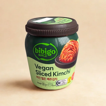 [CJ Bibigo] Plant-Based Vegan Sliced Kimchi 500g CJ 비비고 비건 썰은 배추김치