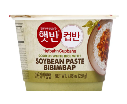 [CJ] Hetbahn Cupbahn Cooked White Rice Set Meal  햇반컵반 국밥세트