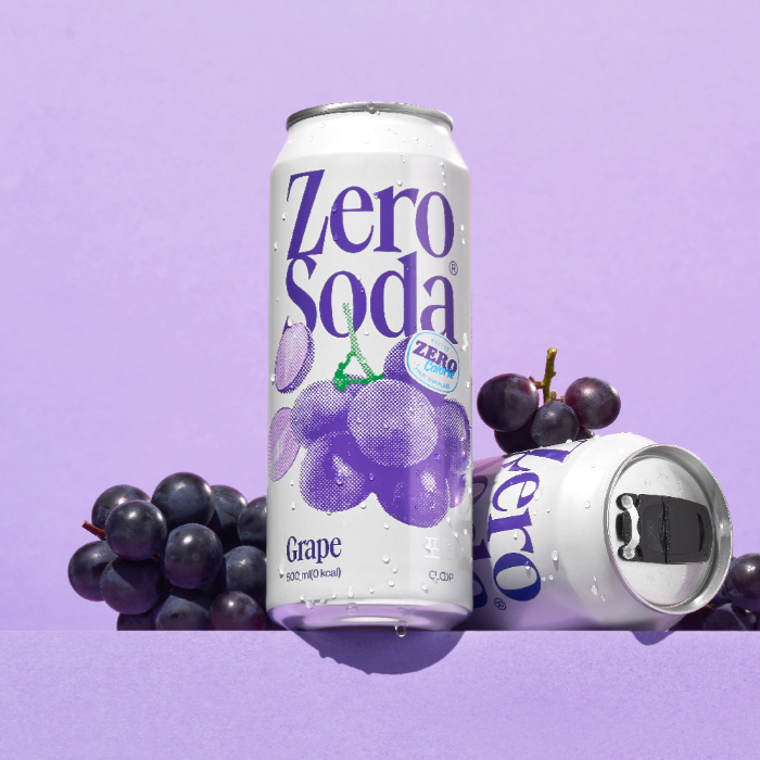 [GS25] Cloop Zero Soda Fruity Flavor 500ml  (클루프 제로 소다)
