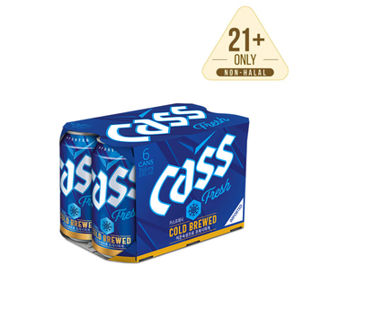 Cass Fresh Cold Brewed Beer 330ml / 640ml  4.5%  카스 맥주