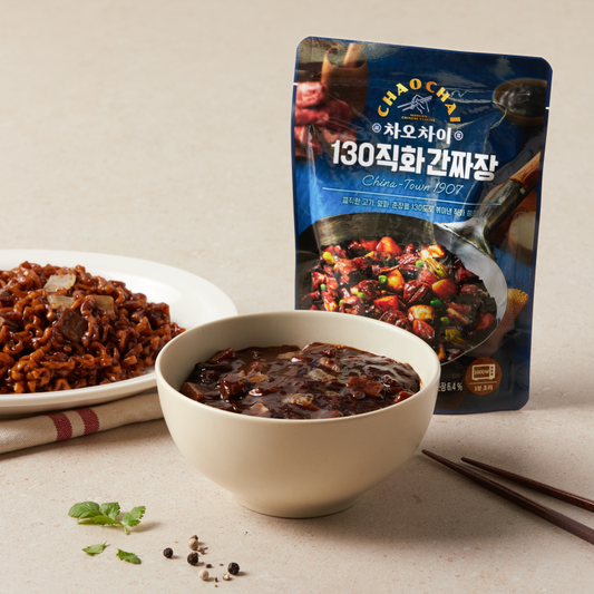 (Sempio] Chaochai130° Wok-Fried Jjajang Sauce 180g 샘표 차오차이 직화 간짜장