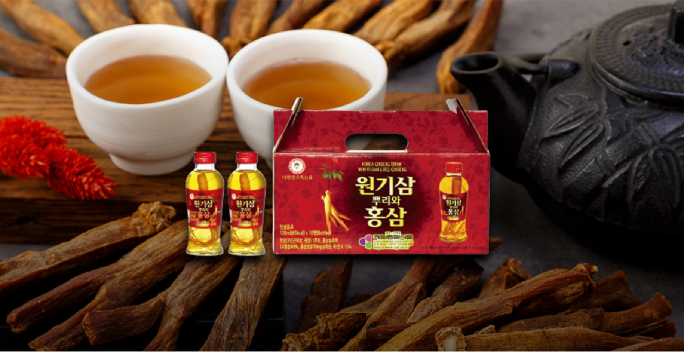[Cheil] Korean Red Ginseng Drink Wonkisam 120ml 제일 원기삼
