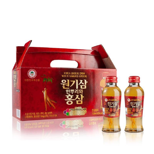 [Cheil] Korean Red Ginseng Drink Wonkisam 120ml 제일 원기삼