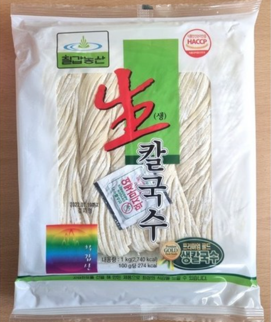 [Chilkab] Fresh Kalguksu Noodles 1kg  칠갑농산 생 칼국수