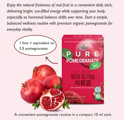 [Chunho N Care] 100%  Pure Juice Stick (Prune / Pomegranate)  퓨어 유기농 푸른즙 석류즙