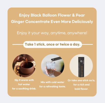 [Chunho] Ssanghwa Black Balloon Flower Pear Ginger Extract 10mlx30T 천호 쌍화흑도라지배생강정