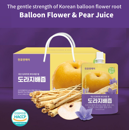 [Chunho Ncare] Balloon Flower & Pear Juice 70mlx30P  천호엔케어 도라지배즙