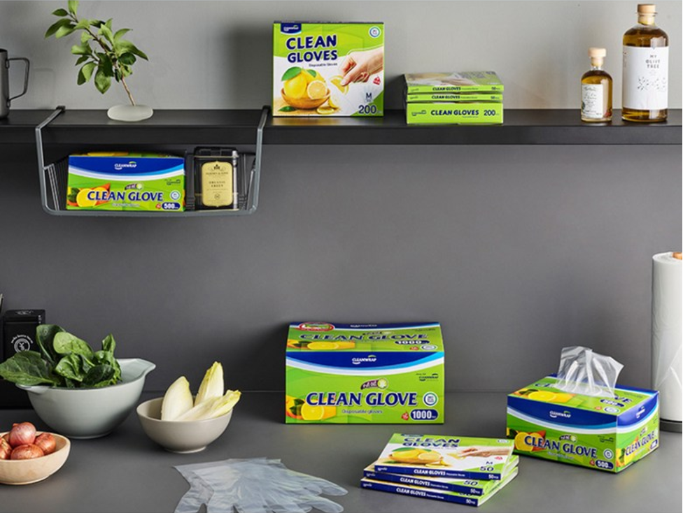 [Cleanlab] Clean Disposable Kitchen Gloves 50p (M)  크린랩 일회용장갑