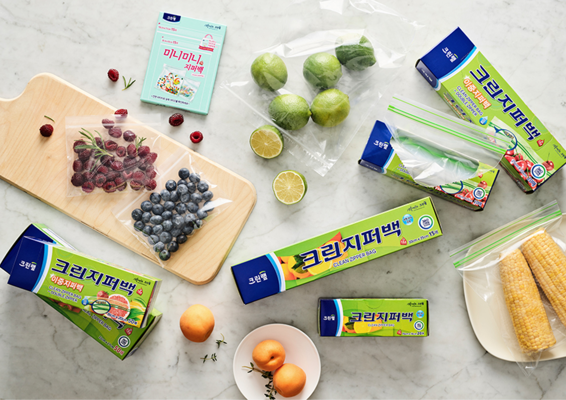 [Cleanlab] Clean Storage Bag Double Zipper 크린랩 크린 이중 지퍼백