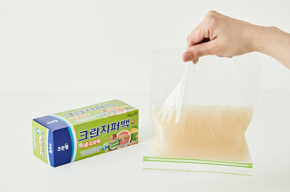 [Cleanlab] Clean Storage Bag Double Zipper 크린랩 크린 이중 지퍼백