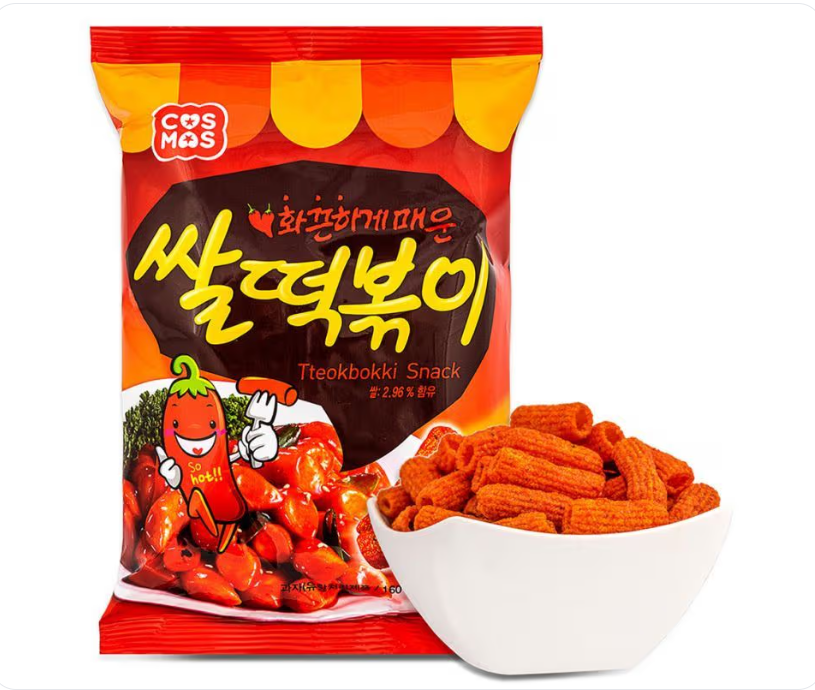 [Cosmos] Tteokbokki Snack 160g  코스모스 쌀떡볶이