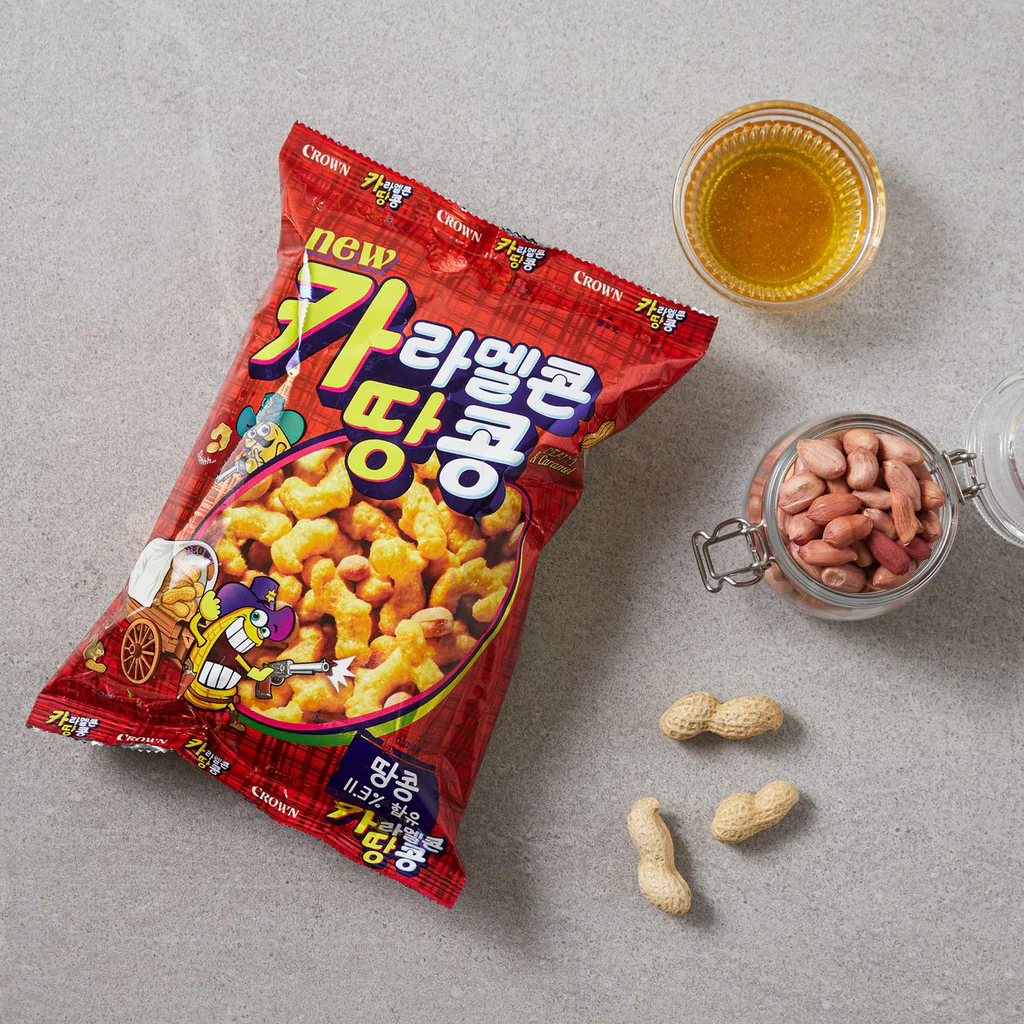 [Crown] Caramel Corn Peanut 72g  크라운 카라멜콘 땅콩