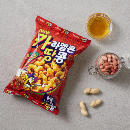 [Crown] Caramel Corn Peanut 72g  크라운 카라멜콘 땅콩