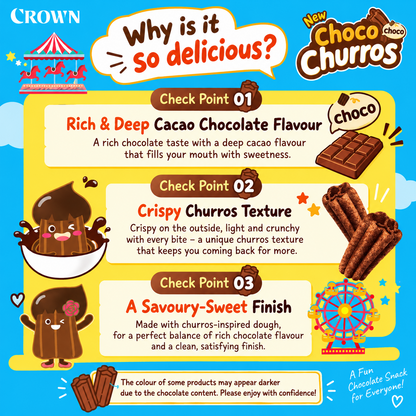 [Crown] Choco Churros 75g  크라운 초코 츄러스